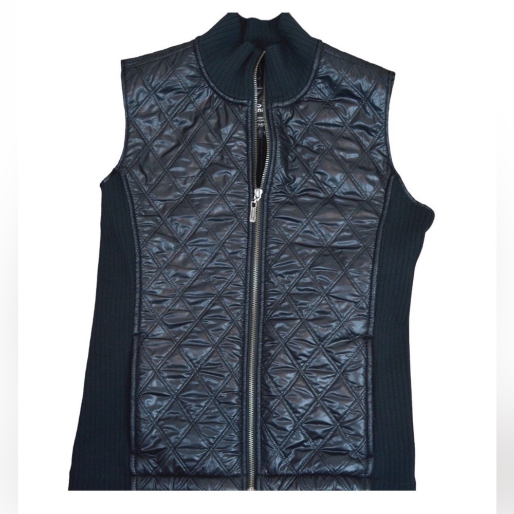 PrAna Diamond Quilted Diva Vest with Ribbed Stretch, Size Medium & Large